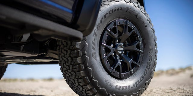 Thirty-seven-inch tires are standard on the Raptor R.