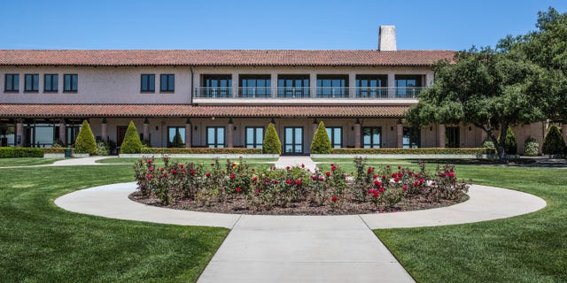 The outside grounds of the Ronald Reagan Presidential Library are viewed on June 26, 2021, in Simi Valley, California. 