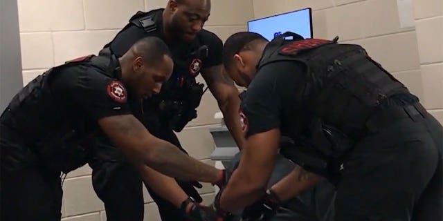 Clayton County Sheriff Victor Hill previously ordered deputies to strap Joseph Arnold into a restraint chair.