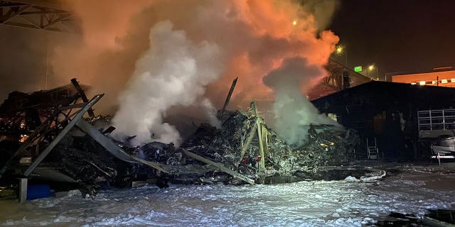 Seattle police responded to a two-alarm fire in the University District.