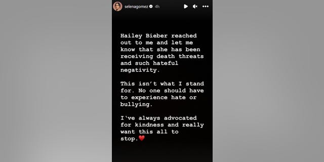 Selena Gomez made a plea to her fans on her social media.