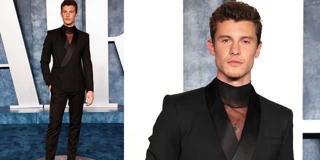 Shawn Mendes caught the memo and rocked a sheer Dolce &amp; Gabbana ensemble at the Vanity Fair party.