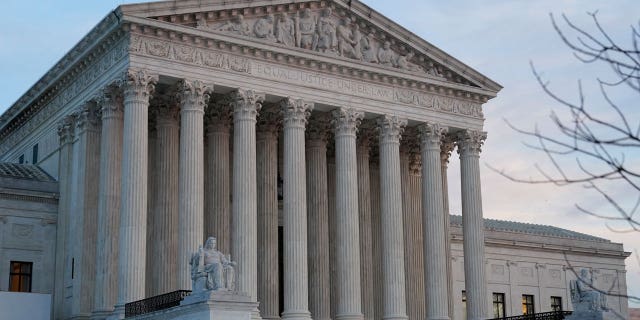 Front entrance to the U.S. Supreme Court