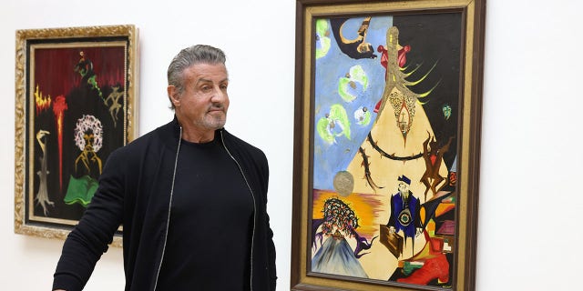 Sylvester Stallone's artwork has been exhibited in museums like the Osthaus in Hagen, Germany.