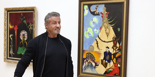 Sylvester Stallone's artwork has been exhibited in museums like the Osthaus in Hagen, Germany. 