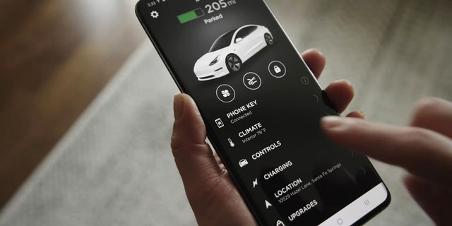 The Tesla App can be used to unlock and start a vehicle.