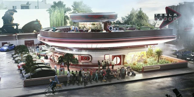 Tesla's first diner is set to be built in Hollywood.