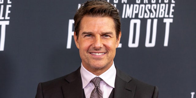 Tom Cruise at the premiere for Mission Impossible: Fallout in 2018