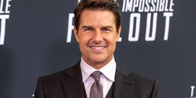 Tom Cruise at the premiere for Mission Impossible: Fallout in 2018