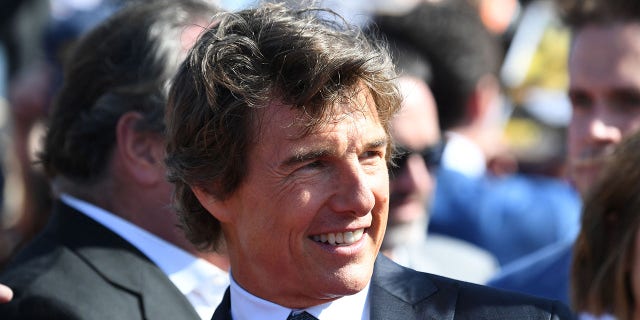 Tom Cruise is shooting scenes from the eighth "Mission: Impossible" film on an aircraft carrier off Italy's eastern coast.