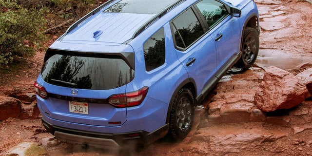 The Pilot Trailsport's all-wheel-drive system is specially tuned for off-road performance.