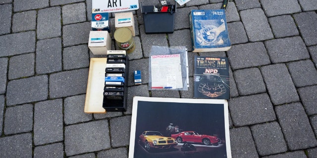 Original documentation and 8-track tapes were included.