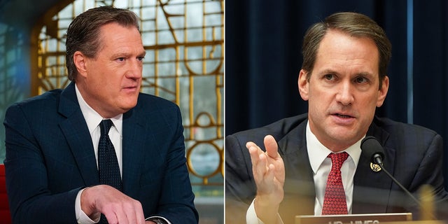 Reps. Mike Turner and Jim Himes said they were left dissatisfied with the amount of information given to lawmakers during a briefing with the FBI last week on classified documents found at the residences of President Biden, former President Donald Trump and former Vice President Mike Pence.