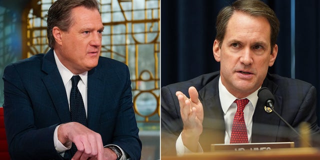 Reps. Mike Turner and Jim Himes said they were left dissatisfied with the amount of information given to lawmakers during a briefing with the FBI last week on classified documents found at the residences of President Biden, former President Donald Trump and former Vice President Mike Pence.