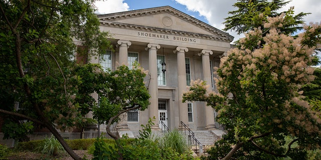 The Shoemaker Building at the University of Maryland campus in College Park, Maryland on Sunday, June 21, 2020.