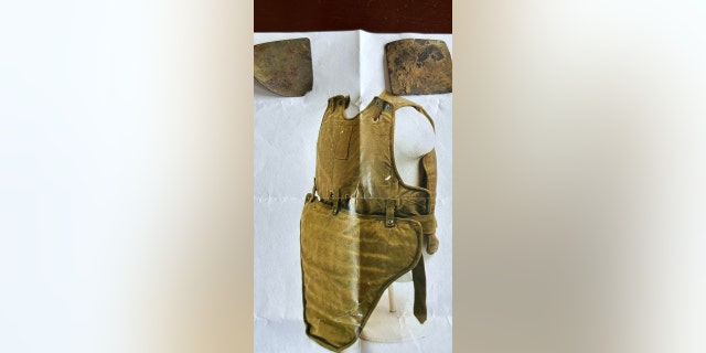 Pieces of a bulletproof vest prove that dig results were at the crash site nearly 80 years ago.