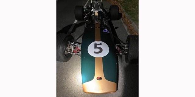 This Brabham BT21 was stolen from a home near Melbourne, Austrailia, and abandoned on the street.