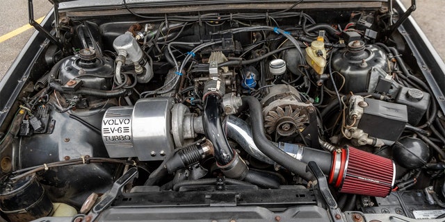 The engine is from a Buick Grand National muscle car.