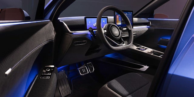 The ID.2all has as much interior room as a Volkswagen Golf.