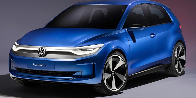 The ID.2all is a subcompact electric two-door.