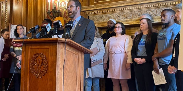 Democratic Wisconsin state Rep. Ryan Clancy was among the legislators who on Thursday announced a plan to largely eliminate cash bail in the state.