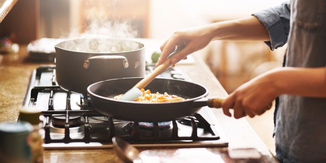 Woman cooking