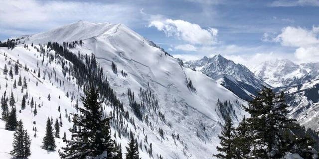 The avalanche broke roughly 200 feet wide and ran approximately 2,000 vertical feet