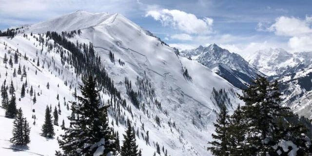 The avalanche broke roughly 200 feet wide and ran approximately 2,000 vertical feet