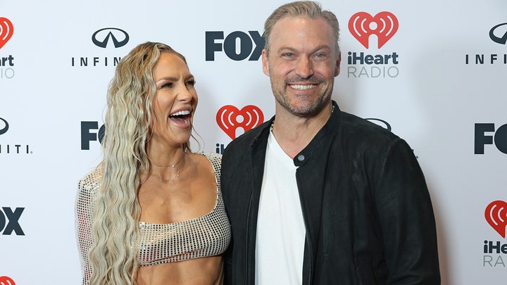 Sharna Burgess and Brian Austin Green talk parents' night out at iHeartRadio Music Awards