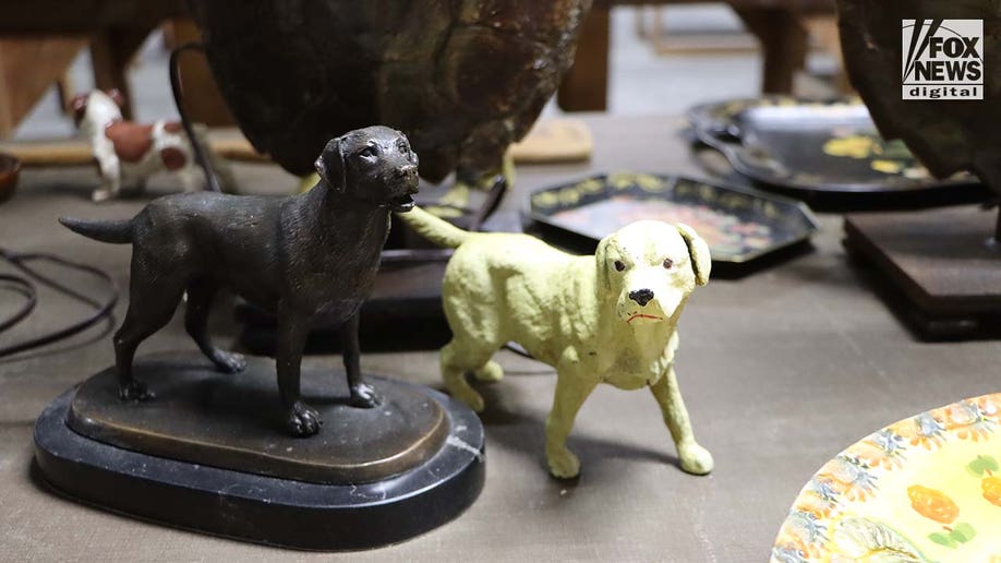A dog figurine from Moselle, Alex Murdaugh’s family estate