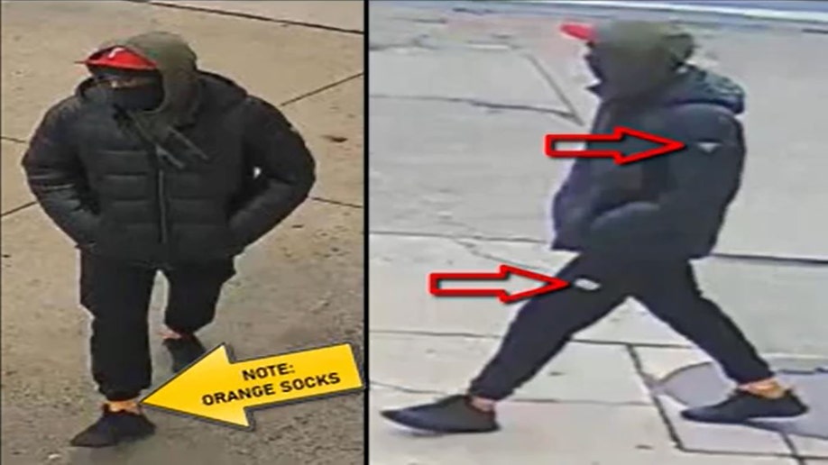 surveillance image of suspect