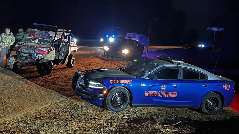 Georgia State Patrol car on scene