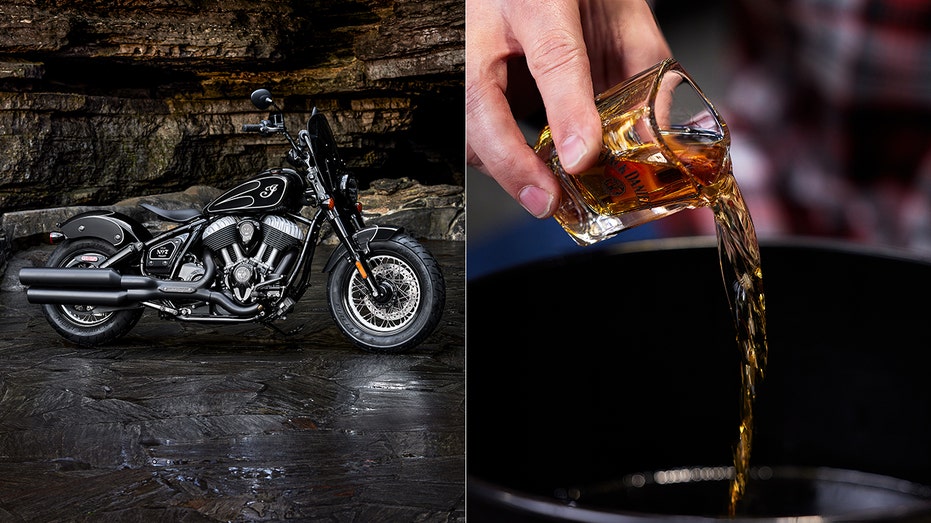 jack daniels harley davidson motorcycle