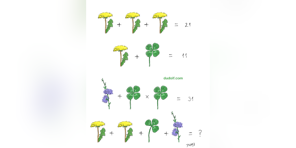 Brain teaser: This 'tricky' nature-inspired math puzzle might stump you if you're not careful - Vimarsana News