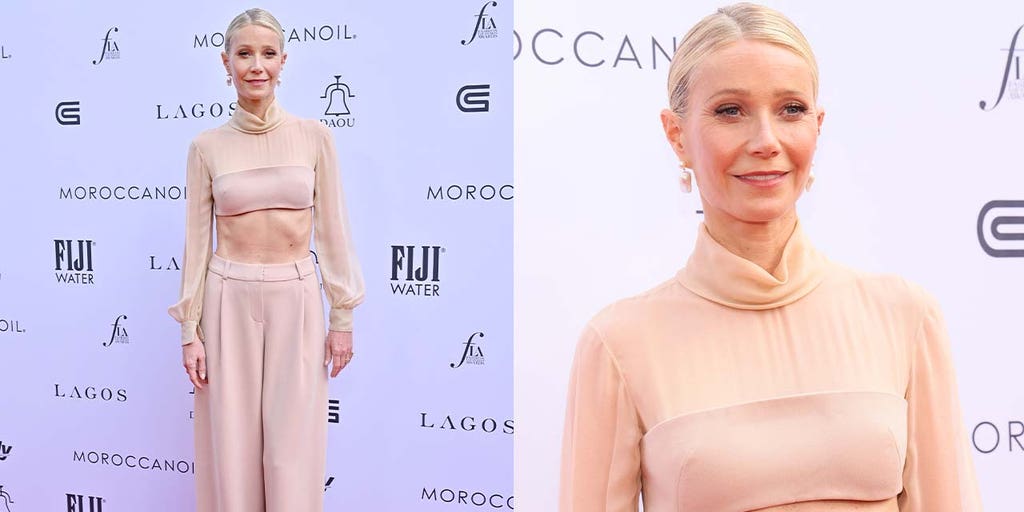 Kaiser@Celebitchy on X: Gwyneth Paltrow showed off her abs at a  fashion-awards show: cute or basic?    / X