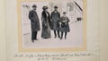 BNPS.co.uk (01202 558833)
Pic: H.Aldridge&amp;amp;Sons/BNPS 

Pictured from Stanley May's scrapbook. Stanley May, centre right, his brother Dick, left, their sister Lily Odell and nephew Jack on the deck of the Titanic. (Image is reference and not selling at this auction)

A letter from a lucky Titanic survivor describing the 'sliding doors moment' that sealed the doomed liner's fate is tipped to sell for &pound;20,000.

Stanley May witnessed the near-miss Titanic had with a smaller passenger liner as it left the quayside at Southampton, Hants.

The wash created by the huge vessel caused the SS New York to break free from its moorings and drift towards it.

They came within a few feet of colliding before tug boats nudged the Titanic clear.

Had they hit, then the Titanic's departure would have been delayed and it would never have struck the iceberg that caused her to sink with the loss of 1,522 lives four days later.