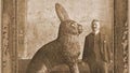 Robert L. Strohecker was a salesman for W.H. Luden Confectioner in 1890 when he had a giant 5-foot-tall solid chocolate Easter bunny made to promote the company's new line of smaller Easter bunnies. One chocolate industry expert estimates the giant bunny weighted 400 to 500 pounds and would cost $10,000 to make today.