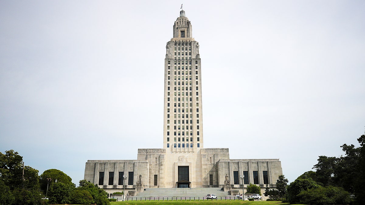 state capitol building in Baton Rouge, Louisiana