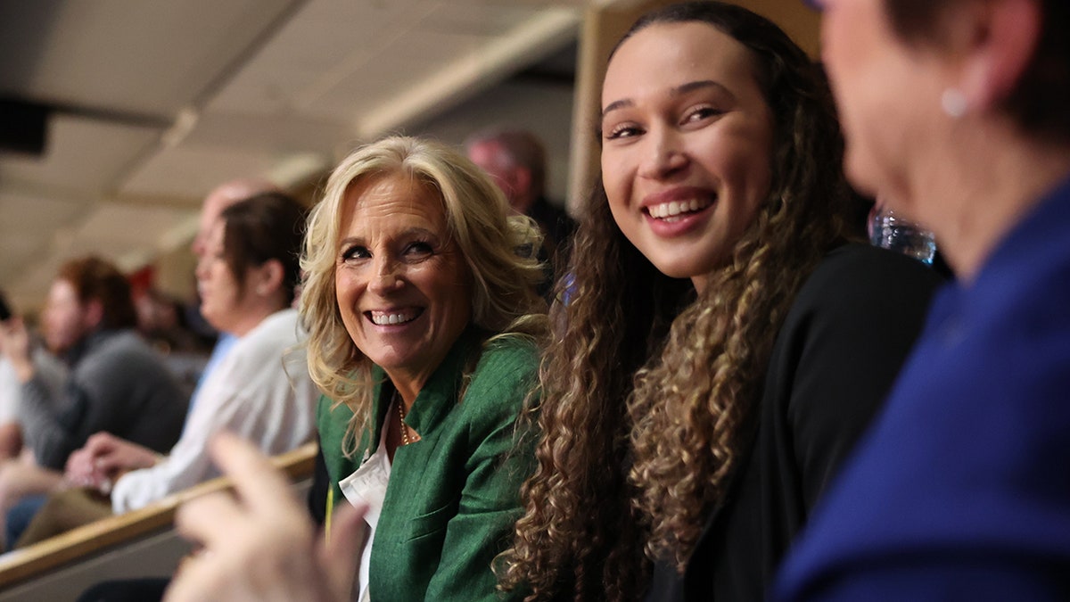 Jill Biden at the national title game