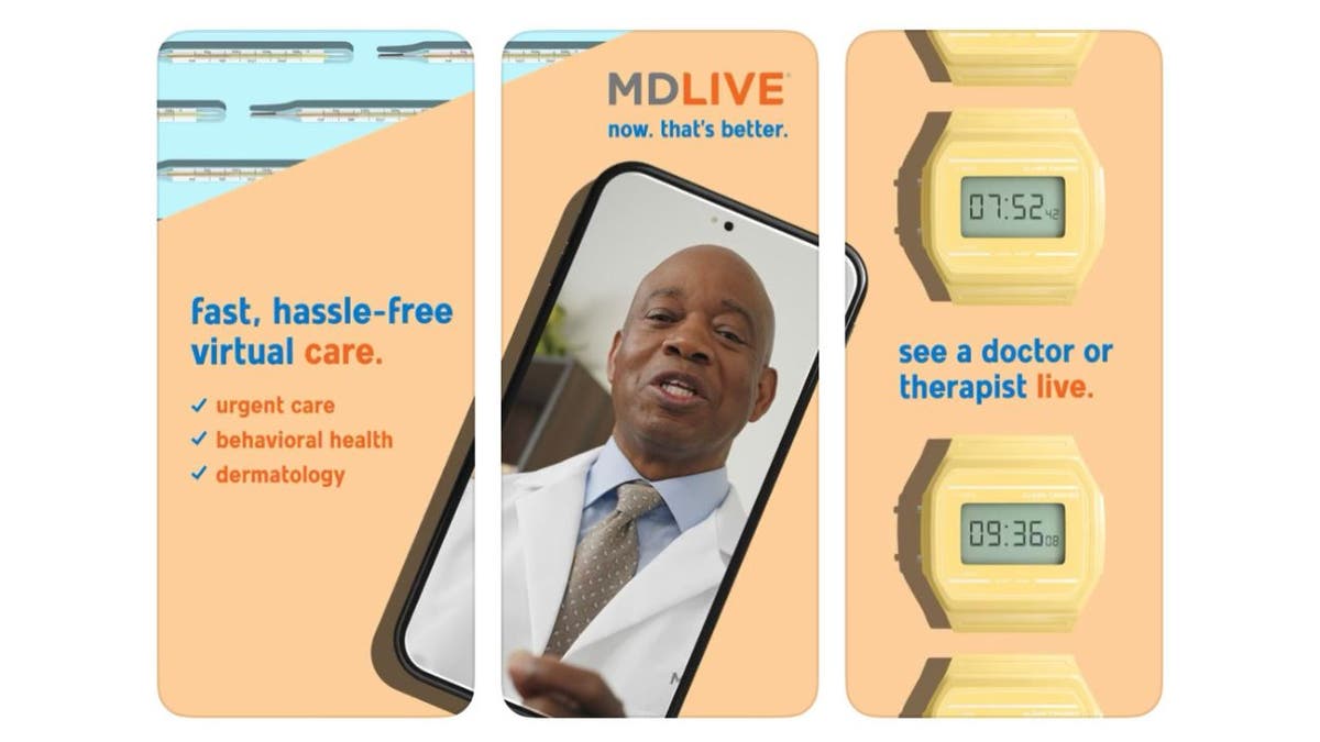 Screenshot of MDLive app ad
