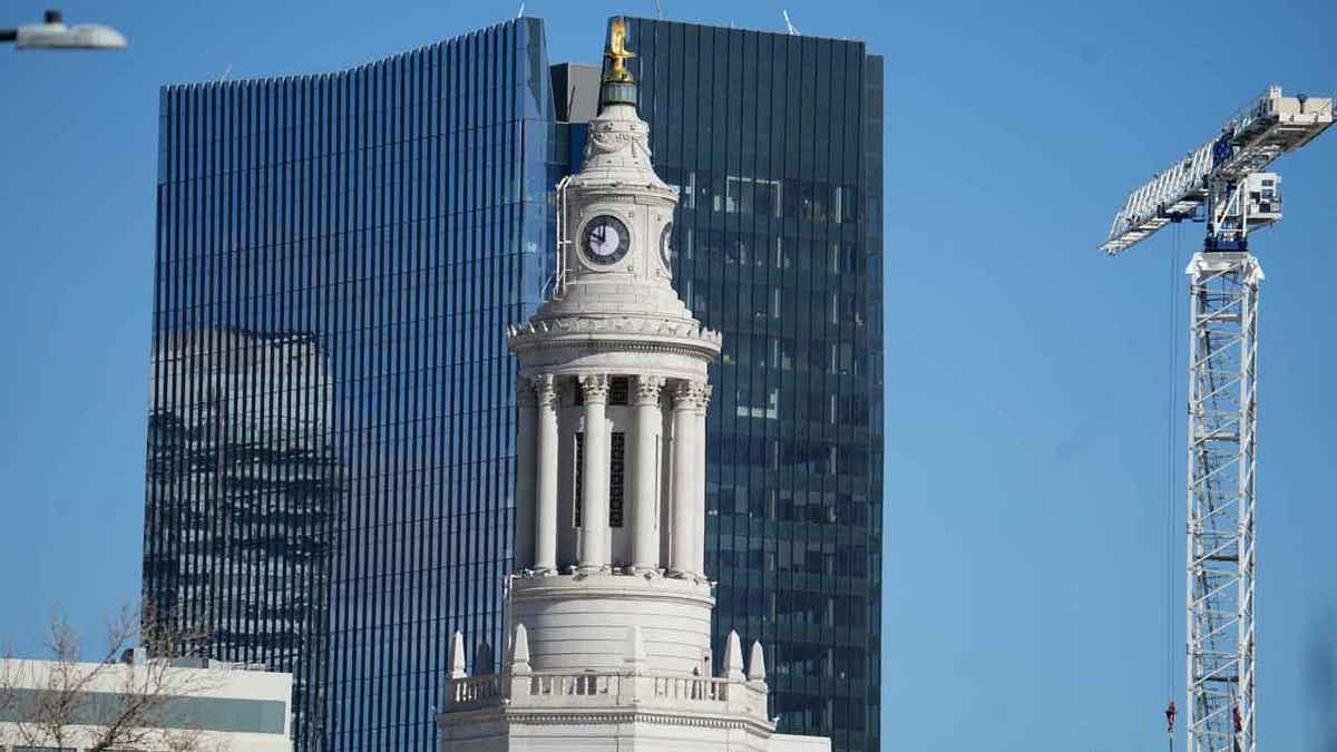The tower from the Denver City/County Building
