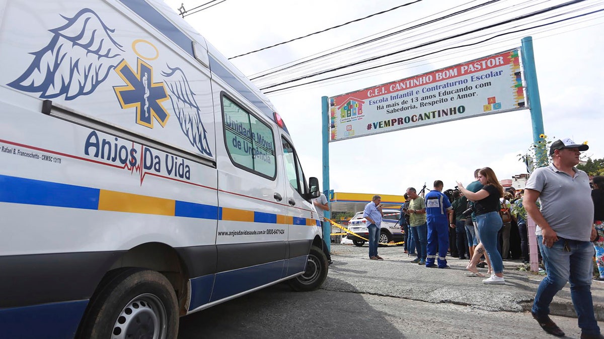 Brazil emergency services responds to day care attack