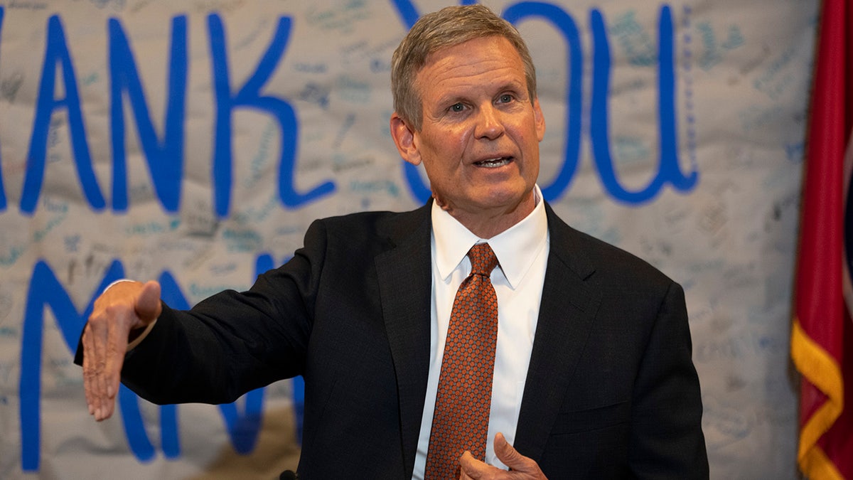 Bill Lee at gun reform press conference