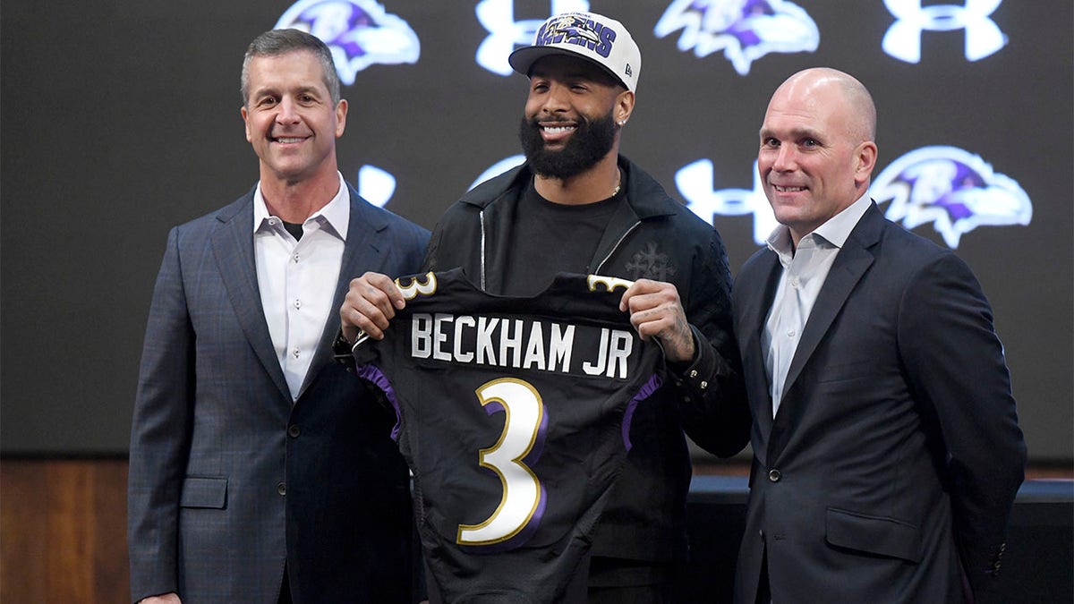 Odell Beckham with the Baltimore Ravens