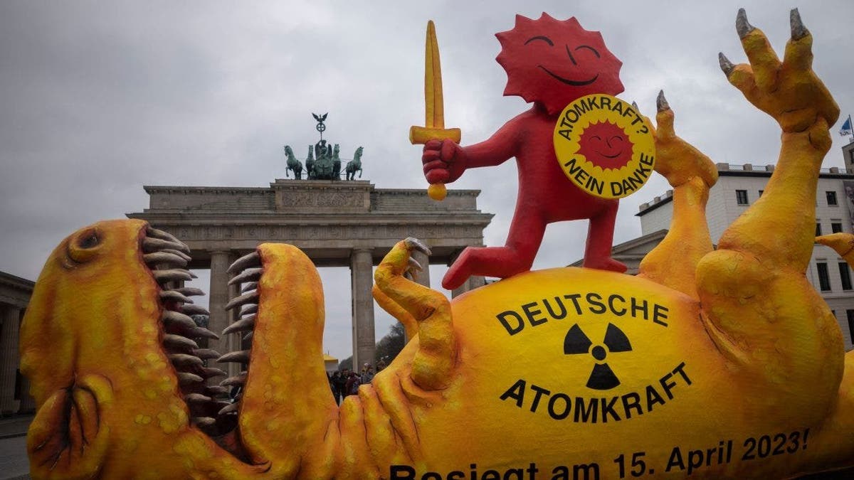 Float celebrating end of German nuclear energy