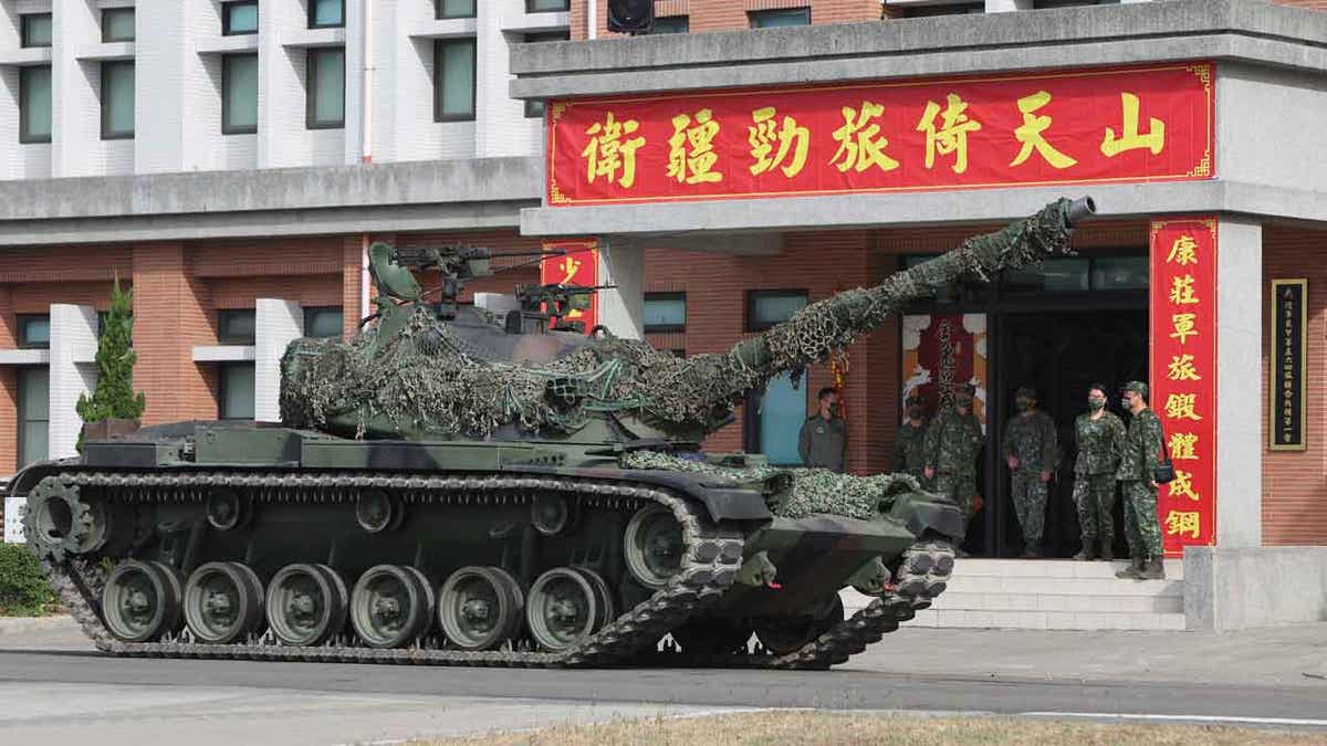 Tank is deployed in Beijing