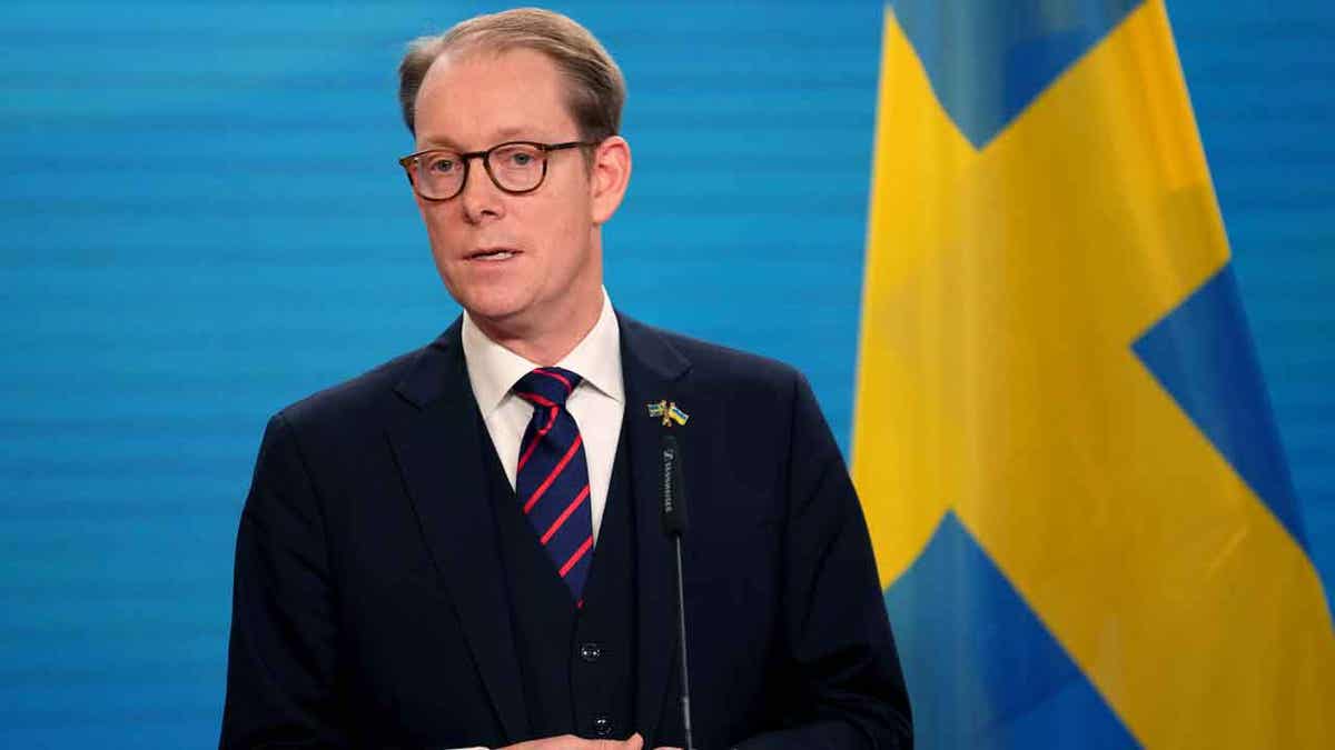 The Foreign Minister of Sweden Tobias Billstrom