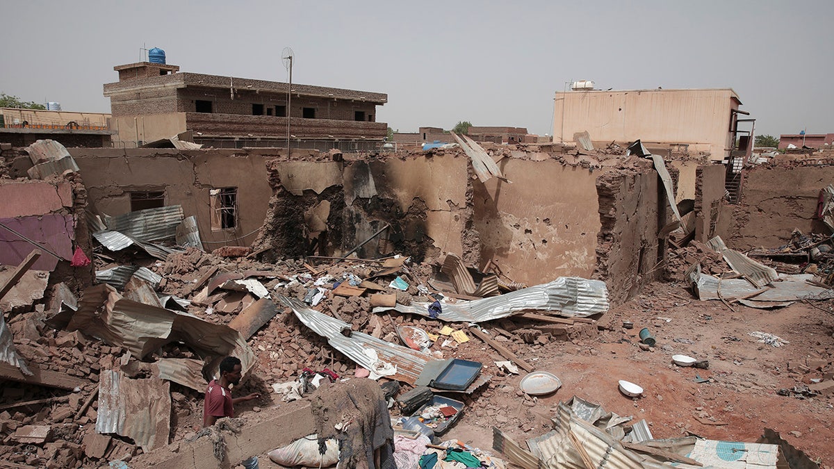 Sudan rubble after fighting