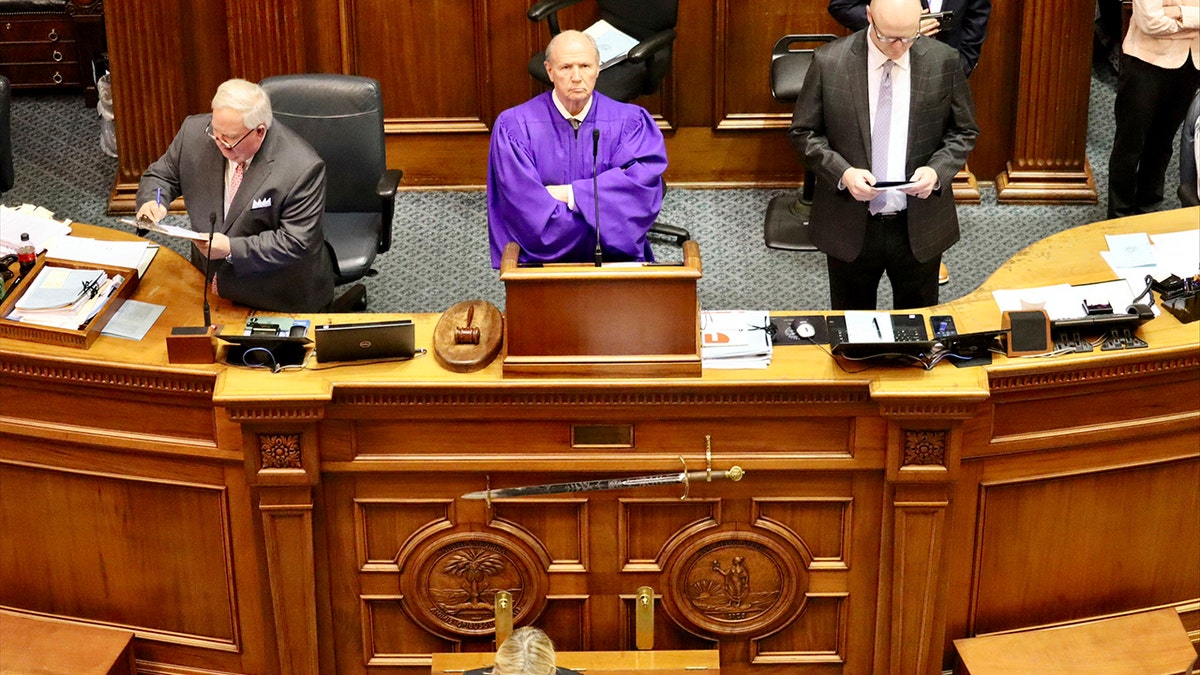 A photo of the South Carolina Senate