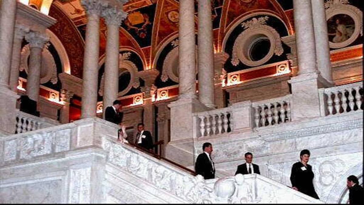 Interior of the Library of Congress